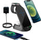 Wireless Charging Station 4 in 1, Dsoar 15W Fast Charging Station for Apple iWatch, AirPods 2/3, Compatible with iPhone/Samsung Galaxy and Any Qi ...