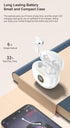 in-Ear Wireless Bluetooth 5.1 Headphones, Earbuds IPX7 Waterproof with Microphone Rechargeable USB C Case with Round LCD Display for Smartphones A...