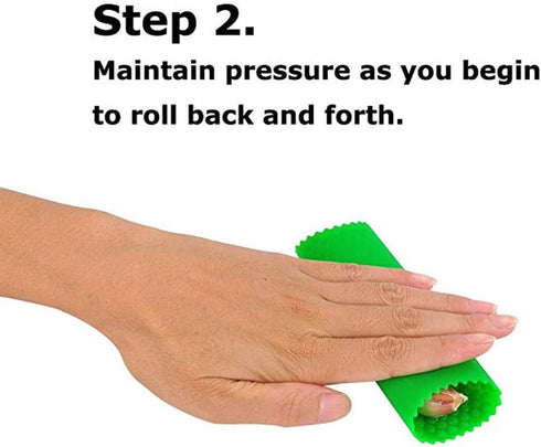 Sinnsally Garlic Peeler Skin Remover Roller Keeper,Easy Quick to Peeled Garlic Cloves with Silicone Tube Roller Garlic Peeling Kitchen Tool(Green)...