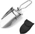 AKOAK 1 Pack Stainless Steel Foldable Garden Shovel, Handy Mini Camping Shovel, Llightweight Camping Gear, Versatile Outdoor Survival, Fishing, Ca...