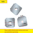 3PCS X- Blade Dual Mulching Blade Adapters Kit w/o Blades Fits All Standard Commercial Mower...