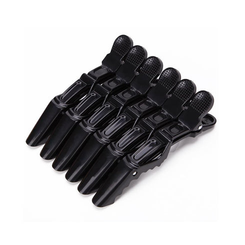AKOAK 6 PCS Professional Anti slip Crocodile Clip - Large Styling Hair Clip for Women's Thick Hair, Dyeing or Hair Care Partition Positioning Clip...