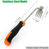 Gardening Hand Weeder Tools, New Weeding Artifact Uprooting Weeding Tool with Handle, Durable Manganese Steel Weed Puller Tool for Vegetable Garde...