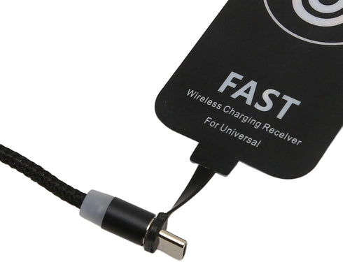 Charging Adapter USB C, Fast Receiver for Type C Devices, Ultra Slim 1000mAh Charging & 2000mAh Magnetic Suction Charging Receiver Adapter...