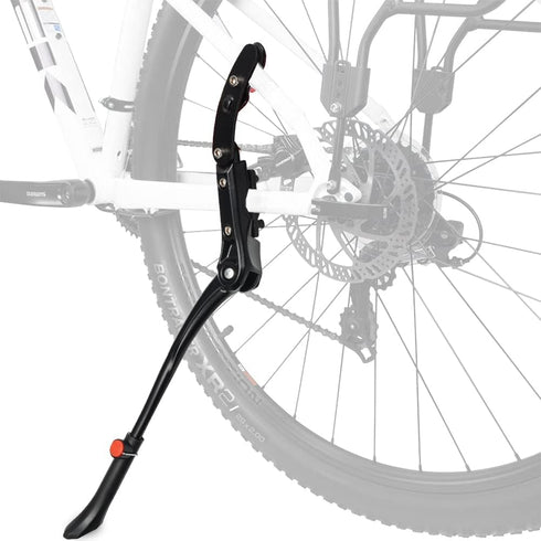 Bike Kickstand Adjustable Aluminium Alloy Bicycle Kickstand Bike Side Kickstand Fit for 22" 24" 26" 28" Mountain Bike/700 Road Bike/BMX/MTB (Three...