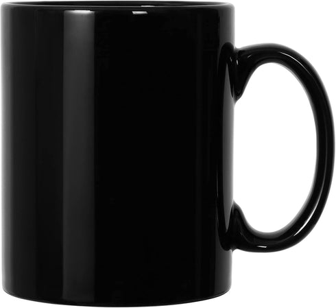 harebe 22 OZ Extra Large Coffee Mug, Smooth Ceramic Boss Giant Tea Cup Big Capacity and Handle for Dad Men, Black...