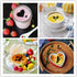 38 Cookie Stencils + Latte Art Pen, Cake Decoration Templates for Coffee, Cappuccino & More...