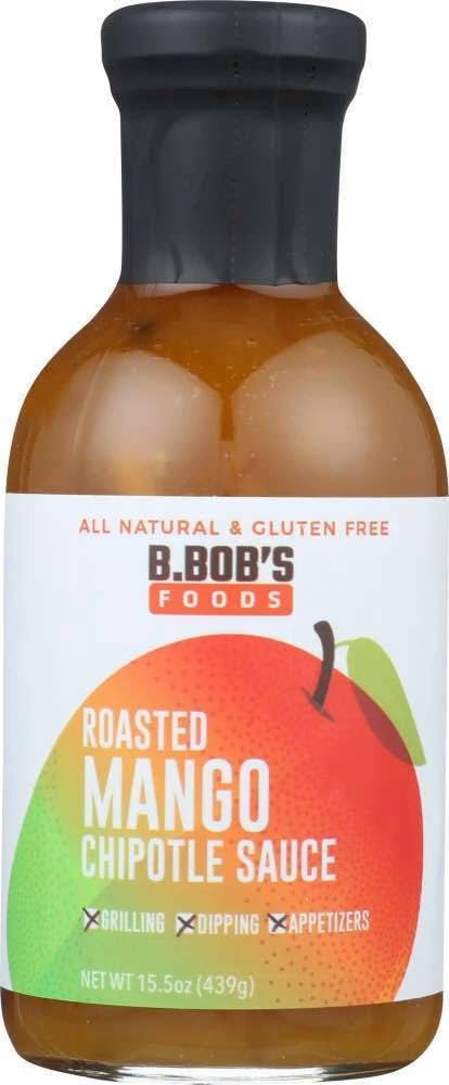 Bronco Bob's Roasted Mango Chipotle Sauce 15.5oz (Pack of 2)...