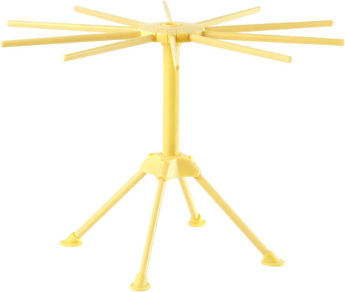 Ourokhome Collapsible Pasta Drying Rack, Plastic Foldable Homemade Fresh Spaghetti Stand Dryer Noodle Hanger for Kitchen with 10 Arms, Stable, Eas...