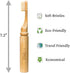 Foldable Bamboo Toothbrush with BPA-Free Soft Bristles | Eco-Friendly, Travel-Sized, Reusable Compact Case, Biodegradable Recycled Packaging...