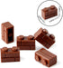 Feleph 360 Pieces 1x2 Masonry Profile Bricks Building Blocks for Wall Parts and Pieces Diverse Bulk Toy Set Compatible with Major Brands (Reddish ...