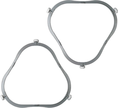 2 Pack New Upgraded W11252182 & 8206227 Microwave Turntable Support, Glass Tray Support - Compatible Amana Kenmore Whirlpool Microwave Parts - Rep...