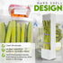 Herb Saver, Fresh Herb Keeper For Refrigerator, Cilantro Storage Container, Square Herb Saver Pod For Cilantro, Asparagus, Onion - Keeps Vegetable...