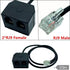 RJ9 Telephone Training Adapter Y Splitter Compatible for Headset or Handset for Norstar, Nortel Meridican, Avaya, Ashtra, Mitel, Polycom, Plantron...