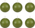 Zest Candle 6-Piece Ball Candles, 3-Inch, Sage Green...