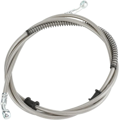 HIAORS 86" Stainless Braided Hydraulic Brake Hose Line for GY6 Kazuma Sunl Taotao Roketa Jonway Scooter Moped ATV Dirt Bike Go Kart Parts...