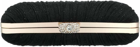 jessie Clutch Purse for Women Pleated Glitter Evening Bag for Crystal Bridal Wedding Party with Rhinestone...