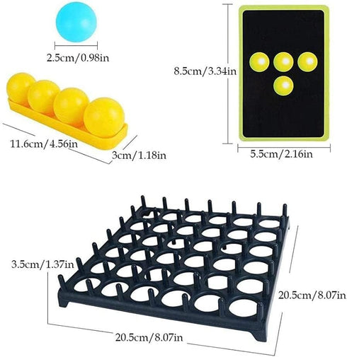 Bounce Ball Game, Bounce Ball Family Party Game and Jumping Ball Tabletop Game Toys Desktop Activate Bouncing Ball Game for Adults and Kids...