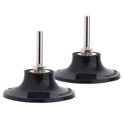 YAKAMOZ 2 Pcs 3 Inch Roll Lock Sanding Disc Holder with 1/4" Shank Quick Change Roll Lock Sander Pad Holder Adapter for Power Drill Air Die Grinde...