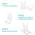 Acrylic Plate Stands?Plate Stand Plastic Stand Adjustable Decorative Plate Holder Plate Stand Decorative Stand for Display Pictures or Plate ,Home...