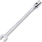 URREA 12-Point Flex Head Socket Wrench - 14mm Flexible Head Combination Wrench with Ratchet Box End & Fixed Open End - 1270-14M...