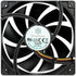 Silverstone Tek 120mm High Airflow and Less Noise with 9-Bladed Design Computer Case Fan Cooling, Clear FN121-P...