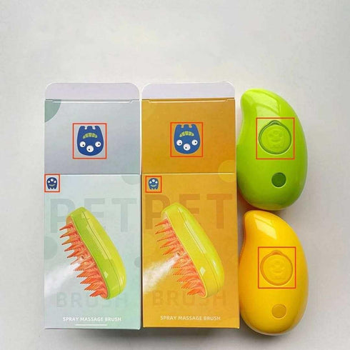 2024 Multifunctional Cat Dog Hair Brush for Removing Tangled and Loose Hair, Steamy Cat Brush, 3 In1 Cat Steamy Brush for Massage, Cat Grooming Br...