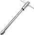 uxcell Adjustable Ratchet Tap Wrench T-Handle, for Metric M5-M12 Thread Taps, Ratcheting T Handle Holder Reamer Hand Tapping Tool for Machinist Re...
