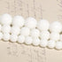 Yochus 10mm Natural Stone Beads for Jewelry DIY Making Bulk,Natural Tridacna Stone Round Loose Beads,Bracelet Making...