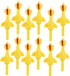 12 PCS Slingshot Chicken Sticky Funny Rubber Chickens Toy Easter Chicks Turkey Toys Gifts for Kids...