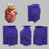 3D Heart Candle Molds Soap Molds Halloween Human Organs Heart Chocolate Cake Baking Moulds Fondant Cake Molds...