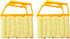 2PCS Blind Cleaner Tool Removable Mini Window Blind Duster Brush Air Conditioner Microfiber Blind Cleanser Tools with 7 Slat Hand-held for Windows...