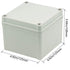 Zulkit Junction Box ABS Plastic Dustproof Waterproof IP67 Junction Boxes Universal Electrical Project Enclosure DIY Electronic Project Box Grey 4....