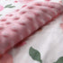 Baby Minky Blanket - Double Layer Soft Plush, Toddler to Newborn, Pink Floral, 30 X 40 inches...