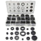 XINGYHENG 125Pcs 18 Sizes Rubber Grommets Eyelet Ring Gasket Repair Box Washer Seal Assortment Set for Plumbing Automotive General Repair...