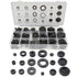 XINGYHENG 125Pcs 18 Sizes Rubber Grommets Eyelet Ring Gasket Repair Box Washer Seal Assortment Set for Plumbing Automotive General Repair...