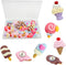 25 pcs Ice Cream Push Pins Cute Decorative Thumbtacks Resin Drawing Pin Cork Board Thumbtacks for Bulletin Board Photos Wall Pins Home Office Supp...