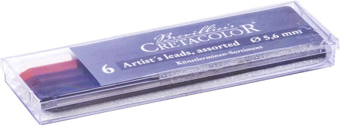 CRETACOLOR Graphite Lead Set, 6-Colors, multicolor, 5.000...