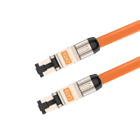 Cat6a and Cat8 Ethernet Connectors,Tool-Free Pass Through Rj45 Shielded Plug, Fast Field Installation (connector 2-pack)...