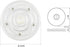 TamBee 2PC 4Inch Acrylic Lazy Susan Turntable Organizer Revolving Display Base White Acrylic for Spice Rack Table Cake Kitchen Pantry Decorating...