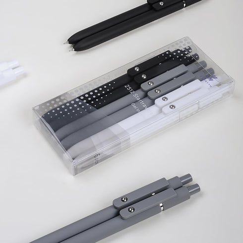 FIOVER Gel Pens,6Pcs Pens Fine Point Smooth Writing Pen, 0.5mm Black Gel Ink Pens High-End Series Pens Ballpoint, Pens for Journaling Note Taking,...