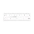 Film Flexible Ruler 4 Inch 0.5mm Scale PET Plastic Folding Straight Ruler Calibration Soft Ruler Measuring Tool for Factory, Transparent...