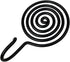 Hand Forged Metal Spiral Wall Hook Wrought Iron Handmade Wall Mounted Coat Hook Blacksmith Metal Wall Kitchen Towel Hooks Rack Black Antique Finis...