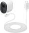 6ft/1.8m Weatherproof Outdoor Charging Cable with Quick Charge Adapter Compatible with Arlo Ultra/Ultra 2/Pro 3/Pro 4/Pro 5s (White) (NOT Compatib...
