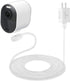 6ft/1.8m Weatherproof Outdoor Charging Cable with Quick Charge Adapter Compatible with Arlo Ultra/Ultra 2/Pro 3/Pro 4/Pro 5s (White) (NOT Compatib...