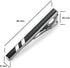 MOZETO Tie Clips for Men, Classic Style Silver Tie Bar Set for Regular Ties Luxury Box Gift Ideas...