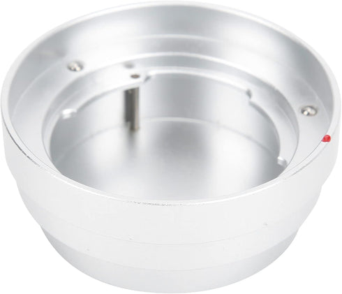 All Metal Camera Rear Lens Dust Cover Protector for DKL Mount Lens Alloy Silver Strong and Rear Lens Prevent Dust, Abrasion...