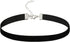 14.5 Inch Simple Black Velvet Choker Necklace with 304 Stainless Steel Chain for Women Birthday Party Wedding Jewelry Gifts...