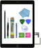 for Black iPad 5 2017 9.7 inch ?A1822, A1823? Touch Screen Digitizer Assembly Replacement with Home Button, Camera Bracket, Pre-Installed Adhesive...