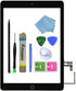 for Black iPad 5 2017 9.7 inch ?A1822, A1823? Touch Screen Digitizer Assembly Replacement with Home Button, Camera Bracket, Pre-Installed Adhesive...